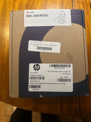 BNIB - HP Poly 7S429AA#ABA Savi 7300 Office 7320 - Stereo - Wireless — 第 1/2 张图片