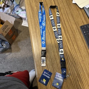 (2) NWT WinCraft Milwaukee Brewer Lanyards - Picture 1 of 5