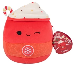 Peluche Squishmallows Navidad 7,5 pulgadas - Tinsley The Peppermint Latte - Imagen 1 de 1