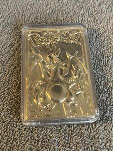 1999 Charizard Pokemon Gold Plated 23K Burger King Trading Card - Picture 1 of 2