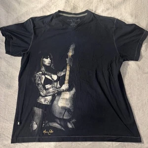 Marc Ecko Sew & Cut - Short Sleeve Women w/ Guitar - Men's Size XXL - Picture 1 of 7