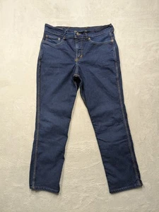 Origin Delta 68 Jeans Mens 34x29 Dark Wash Blue Flex Legit Fit Maine USA 34C - Picture 1 of 12