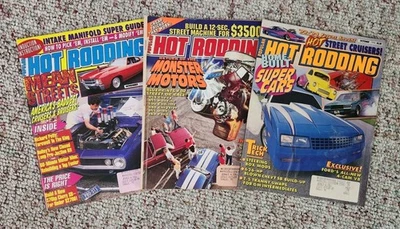 🔥 Lot of 3 Popular Hot Rodding Magazines Sept, Oct, Nov 1992 - Muscle Cars, DIY - Image 1 of 4