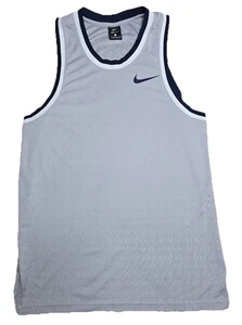 Nike Dri-Fit Tank Top Men’s L Gray Basketball Jersey Mesh Workout Gym - Picture 1 of 9