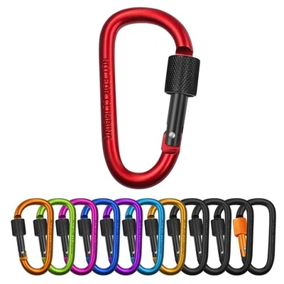 Mousqueton Porte Clé Mousqueton de Fixation Porte-Clés Boucle Multifonctionne... - Photo 1/4