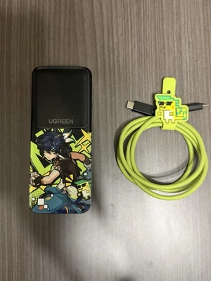 (Exclusivo de Japón) Banco de alimentación y cable Genshin Impact X UGREEN 2 paquetes 20000 mAh Foto 1 de 4