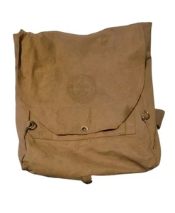 Vintage Boy Scouts of America Canvas Backpack Bag Army Type Bag - Picture 1 of 6