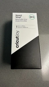 Cricut Joy Smart Vinyl Removable Matte Black 5.5” x 240” 20 ft New Sealed - Picture 1 of 5