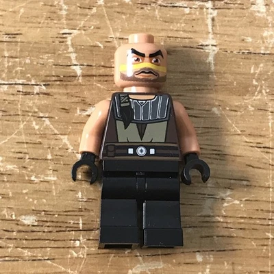 LEGO Star Wars Mini Figure Quinlan Vos No Hair Or Weapon - Image 1 of 4