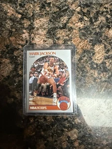 1990-91 NBA Hoops - Mark Jackson #205 "Famous" People in Background - Bild 1 von 2