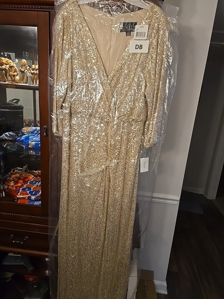 David's Bridal Formal Dress. Brand New With Tags. Never  Worn or Altered. 18W - Image 1 of 4