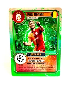 Dries Mertens 2023-24 Topps Merlin Gamers Lightning Green Galatasaray UEFA - Picture 1 of 2
