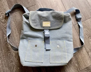 Jean Paul Gaultier Backpack, Denim, Rare Version, Pour Vous, 35x35x13cm,Official - Picture 1 of 12