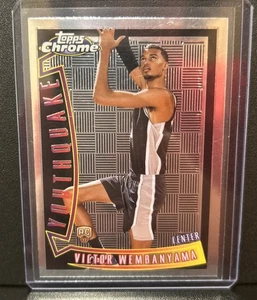2023-24 Topps Chrome Victor Wembanyama RC Rookie Youthquake San Antonio Spurs SP - Picture 1 of 2