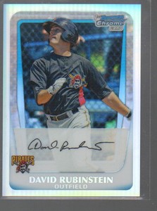 DAVID RUBINSTEIN 2011 BOWMAN CHROME PROSPECTS REFRACTOR #BCP55  /799