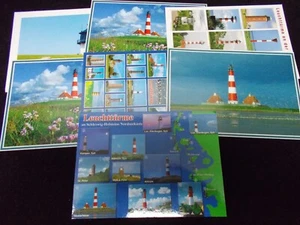 Postales / Postales "Faros", 7 unidades. #B-352-17 - Imagen 1 de 1