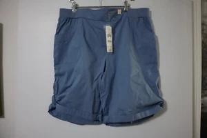 New with tags - Millers denim blue pull up casual cotton short in a size 18 - Picture 1 of 2