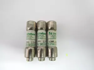 LITTLEFUSE CCMR 12A 600VAC FUSE * LOT OF 3 * - Picture 1 of 4