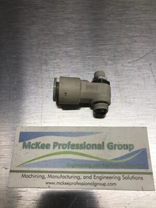 Válvula de control de flujo de aire SMC AS2201F - Tamaño de puerto de válvula de 1/8" - 10 mm Push-to-Connect - Imagen 1 de 5