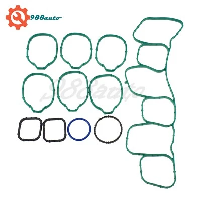 Juntas de colector de admisión de sellado completo para Ford Lincoln Edge Explorer 3,5 L 11-16 Foto 1 de 4