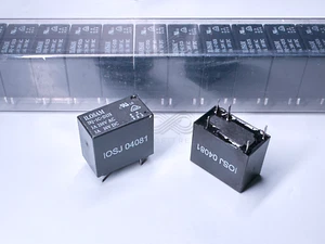 2X IRJ-1C-D12S ILOSAM Miniature PCB Power Relay 12VDC SPDT 3A 250VAC/30VDC 5-Pin - Picture 1 of 6