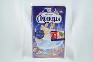 Walt Disney's Masterpiece Cinderella VHS Clamshell Case New & Sealed 5265 - Picture 1 of 4