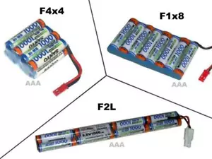 Akkupack Panasonic HR AAA 9.6V1000 mAh, mehrere Optionen zur Auswahl ... - Bild 1 von 5