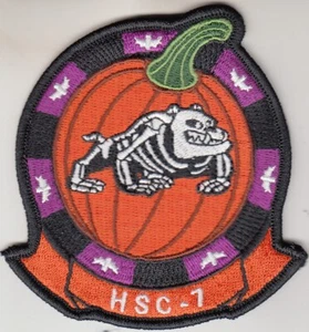 HSC-7 DUSTY DOGS HALLOWEEN PATCH - Picture 1 of 1