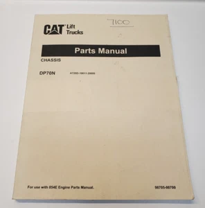 Caterpillar Hubwagen Gabelstapler DP70N FAHRWERK Teilehandbuch für 854E Motor - Bild 1 von 6
