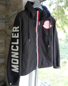 MONCLER JACKET 1 montreal black windbreaker light big logo s m l - Bild 1 von 14