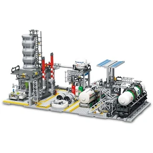 MISINI Architecture M6014 City Chemical Plant Building Set, Contains: Gas Tra... - Picture 1 of 7