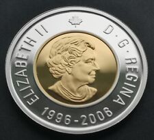 **CANADA TOONIE 2006 ** PROOF STERLING SILVER WITH 24KT GOLD PLATED**