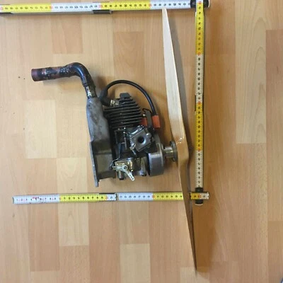 VERBRENNUNGSMOTOR Benzin, 2-Takt für Flugzeug, Schiff, Scooter, Baumaschine - Bild 1 von 2