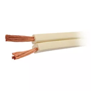 Speaker Cable 2 X 3.3 Sq Mm White 99.99% OFC Clearance 1 Meter - Picture 1 of 9