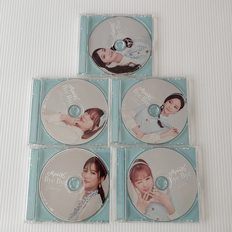 SET x5 Apink Single Japan CD Bye Bye Face ver. NO PHOTOCARD Foto 1 de 1