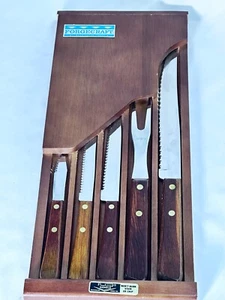 Forgecraft By Washington Forge 7 Piece Knife Set with Wall Holder - Picture 1 of 5