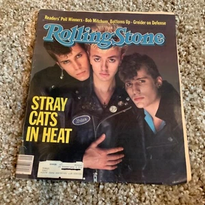 ROLLING STONE MAGAZINE MARCH - 1983 STRAY CATS IN HEAT - Picture 1 of 1