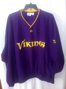 Ropa del equipo de fútbol americano de los Minnesota Vikings NFL para hombre 6X rompevientos púrpura dorado ~yy - Imagen 1 de 8