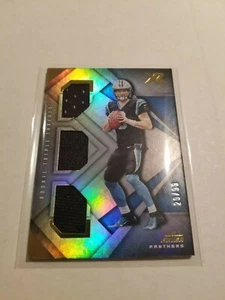 2019 XR Football Rookie Triple Threats Materials Will Grier #RTM-5 Panthers /99 - Picture 1 of 1