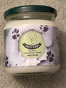 PAW SENSE Blunteffects Odor Eliminating Candle 15 oz. Glass Jar Soy Wax - Picture 1 of 1