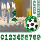 Football Themed Cake Decoration Birthday Candles Number For Kids 0-9 O5N9