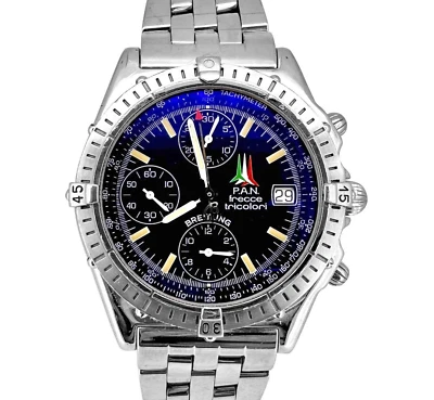 Breitling Chronomat P.A.N Freece Tricolor Ltd Ed. A13050.1 B&P - image 1 of 4