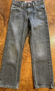 Lee Dungarees Juniors Jeans 12 Reg Denim Adjustable Waist Relaxed Straight - Picture 1 of 7