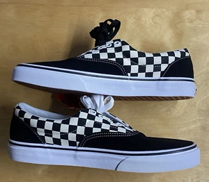 Vans Era - Primary Check - Black/White Men US 9.5 - VN0A38FRP0S New deadstock - Picture 1 of 10