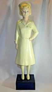 VINTAGE 1950'S MISS CURITY FIRST AID BANDAGES Rx STORE ADVERTISING FIGURE NURSE - Picture 1 of 12