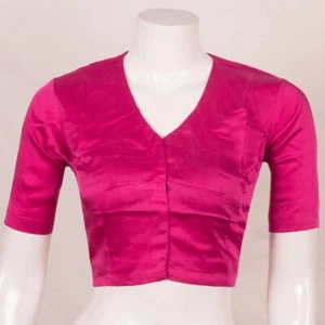 Designer front open Taffeta silk Long size Blouse, Long Blouse, housewear,Street - Picture 1 of 6