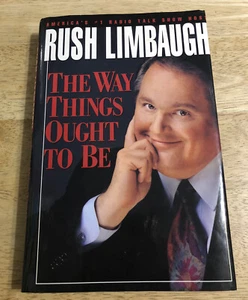 THE WAY THINGS OUGHT TO BE Rush Limbaugh -  Vtg 1992 Hardcover w/ Jacket - Imagen 1 de 11