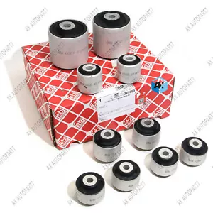 10X FEBI Front suspension control arm bushings kit for Audi A4 A5 Q5 A6 A7 11-18 - Picture 1 of 8