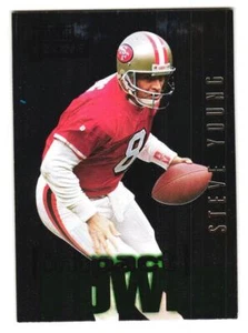 1995 SkyBox Impact #IP18 Steve Young Impact Power - Picture 1 of 2