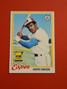 ⚾️ Andre Dawson HOF  1978 Topps Card #72 Baseball Montreal Expos